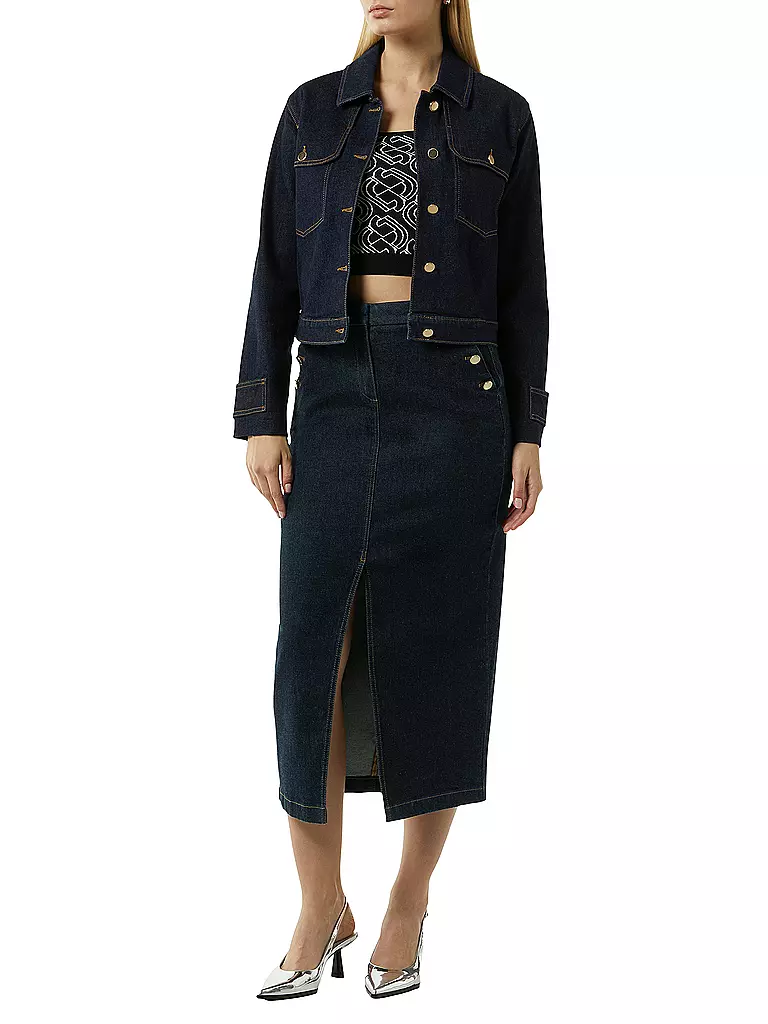 COMMA | Jeansrock | dunkelblau