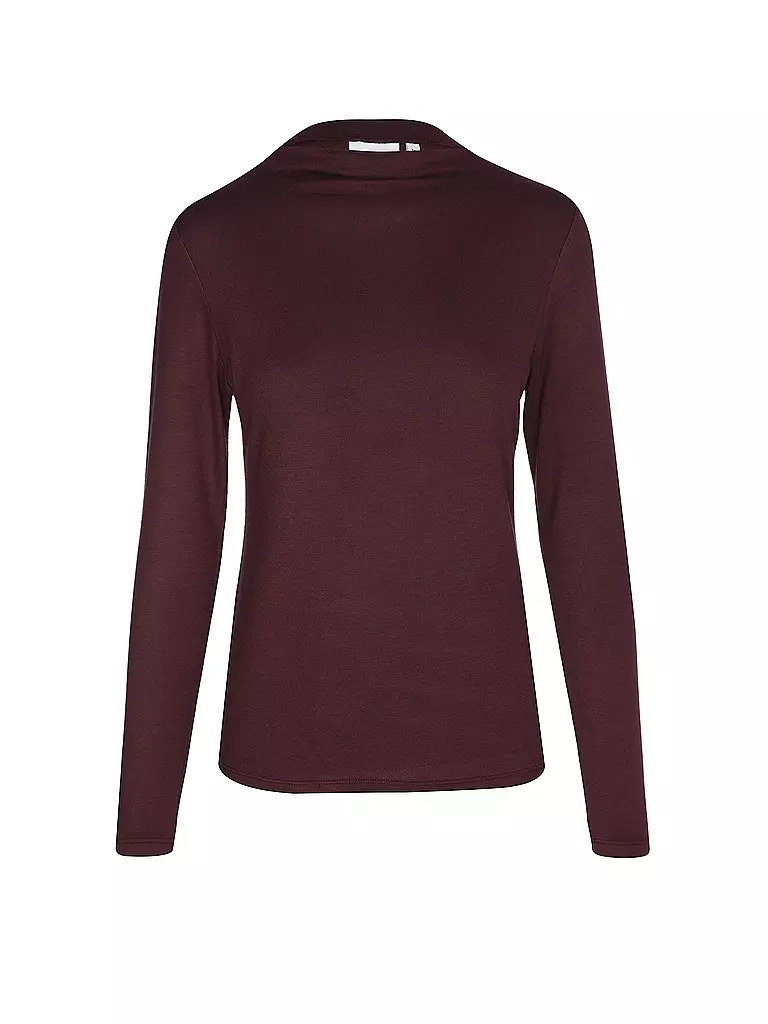 COMMA | Langarmshirt  | dunkelrot