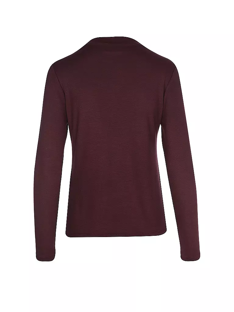 COMMA | Langarmshirt  | dunkelrot