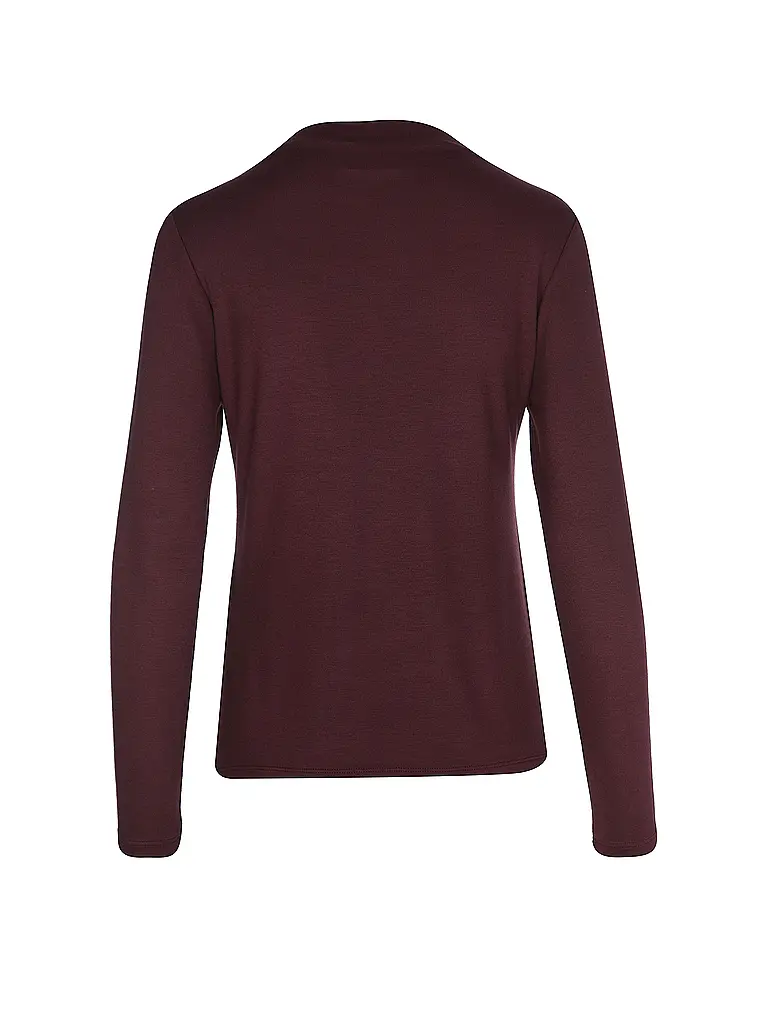 COMMA | Langarmshirt  | Dunkelrot