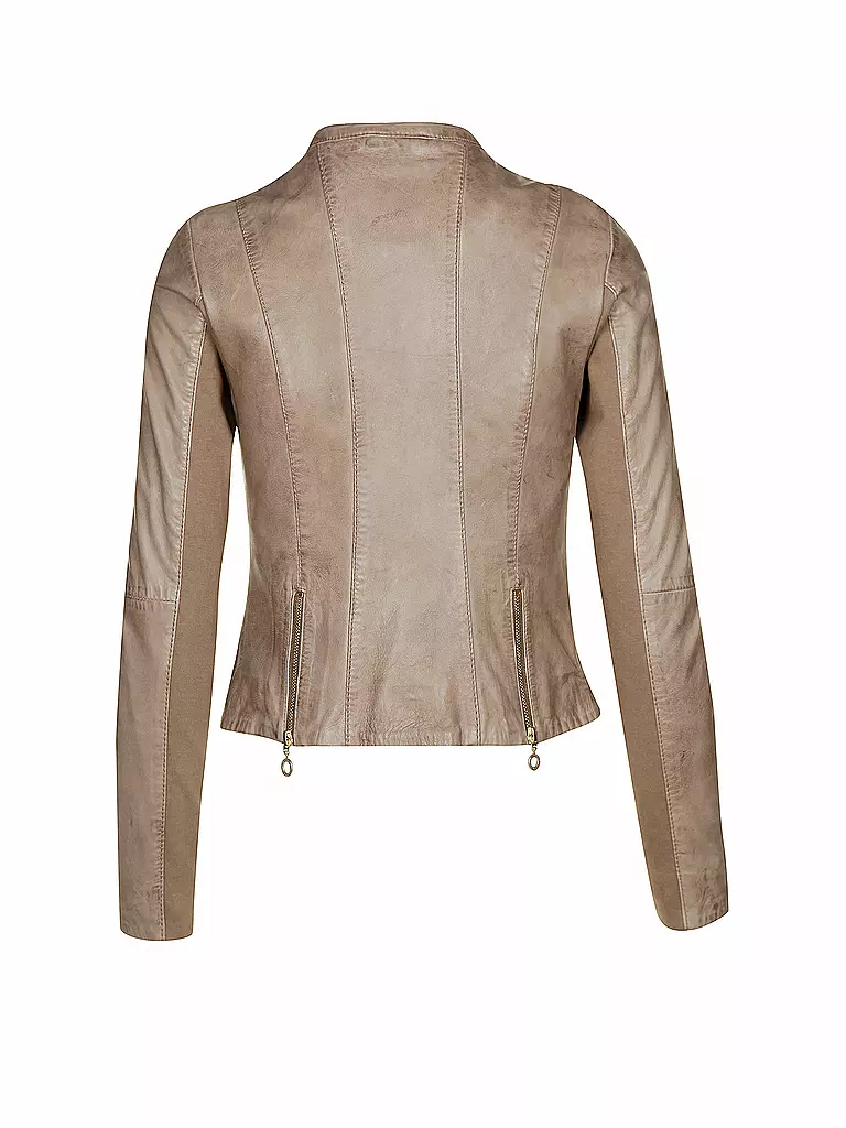 COMMA | Lederjacke | braun