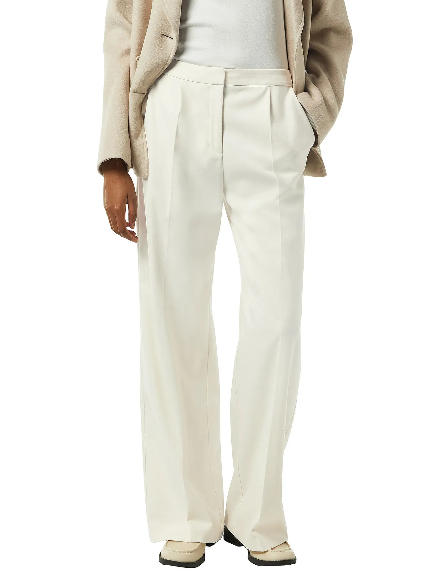 COMMA | Marlenehose  | creme