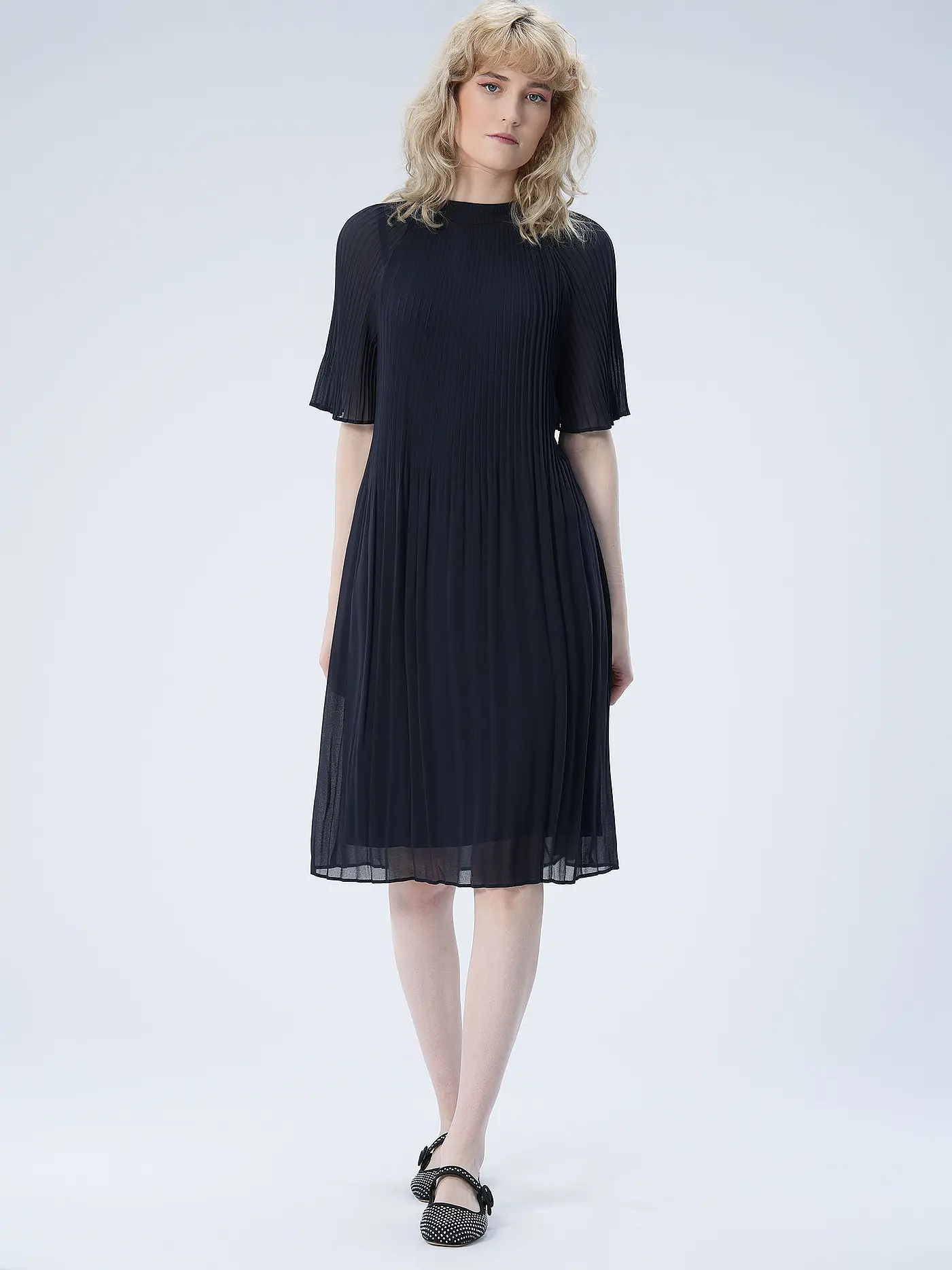 COMMA | Midikleid  | dunkelblau