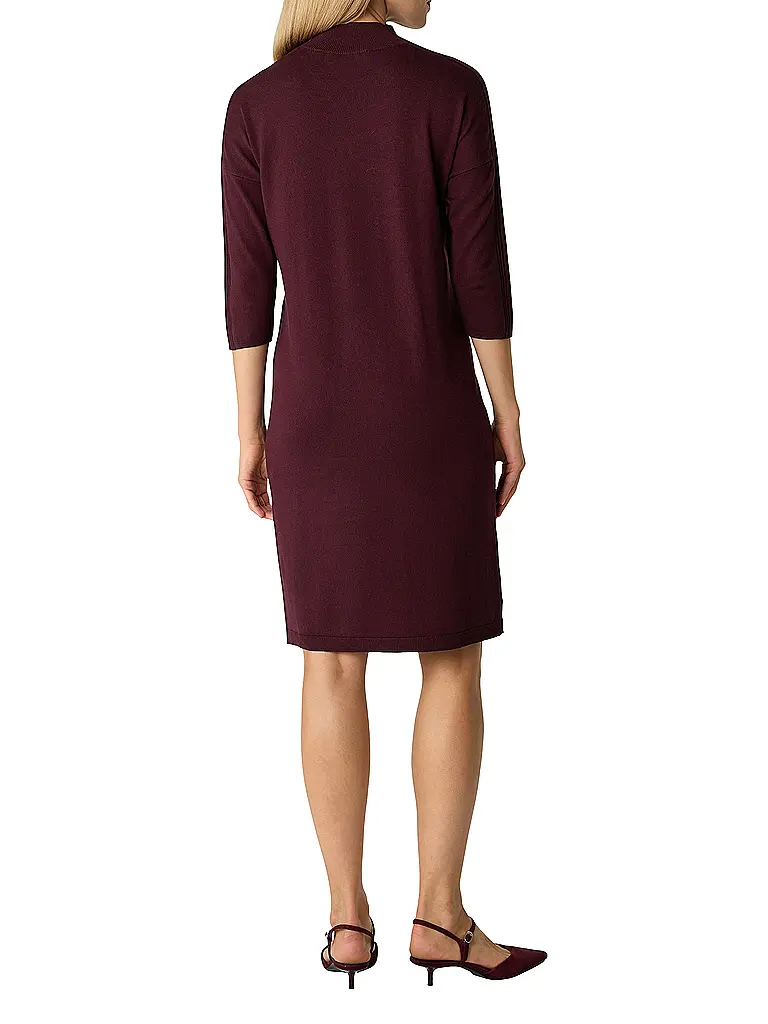 COMMA | Midikleid  | dunkelrot
