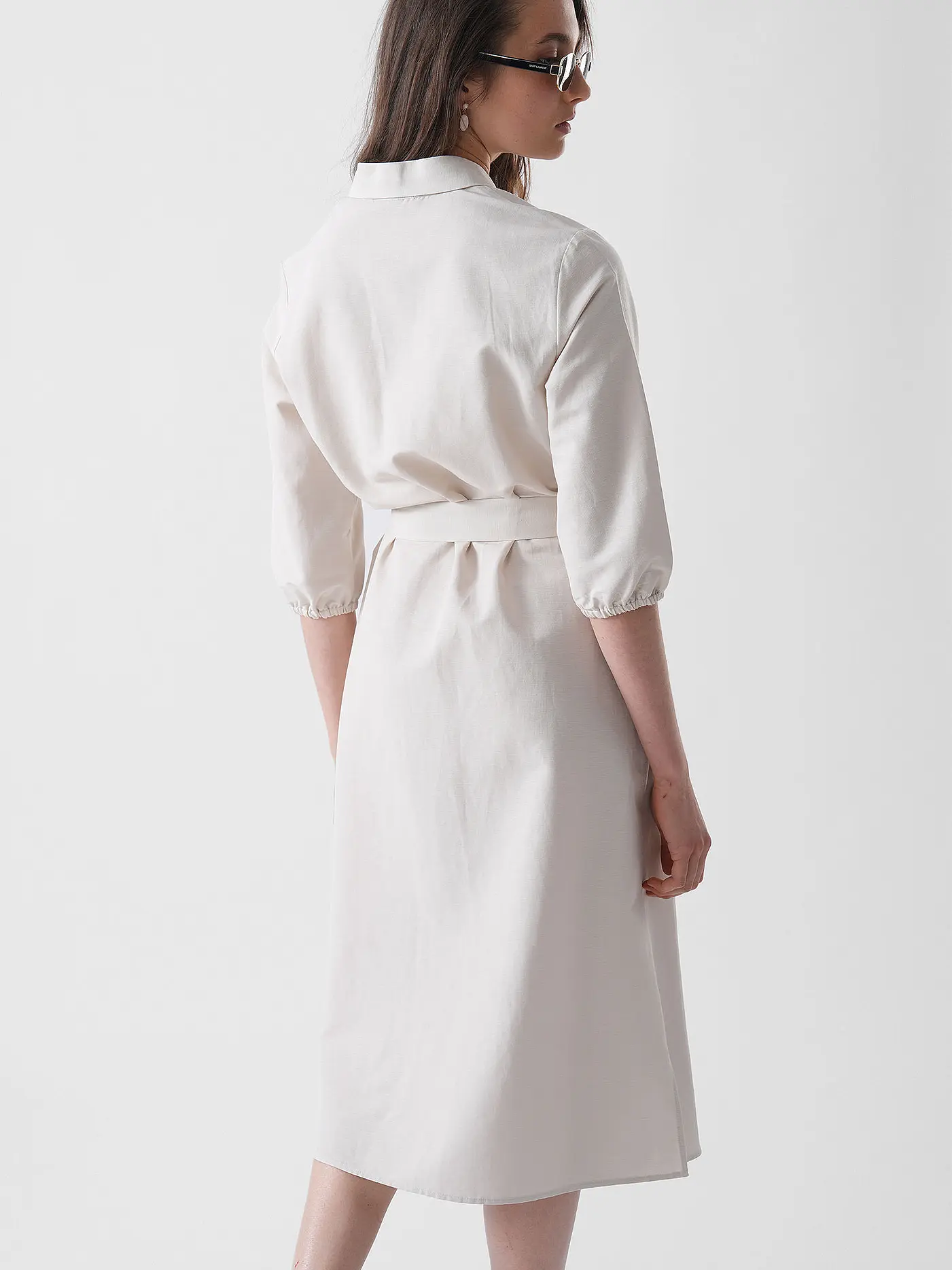 COMMA | Midikleid  | beige