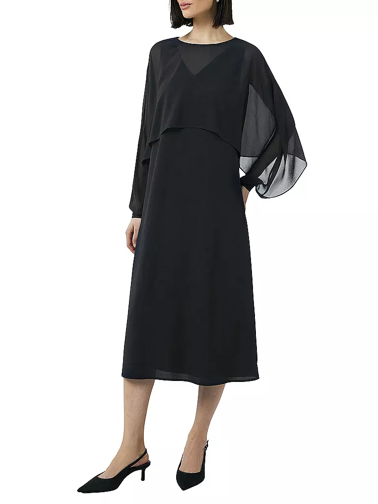 COMMA | Midikleid | dunkelblau