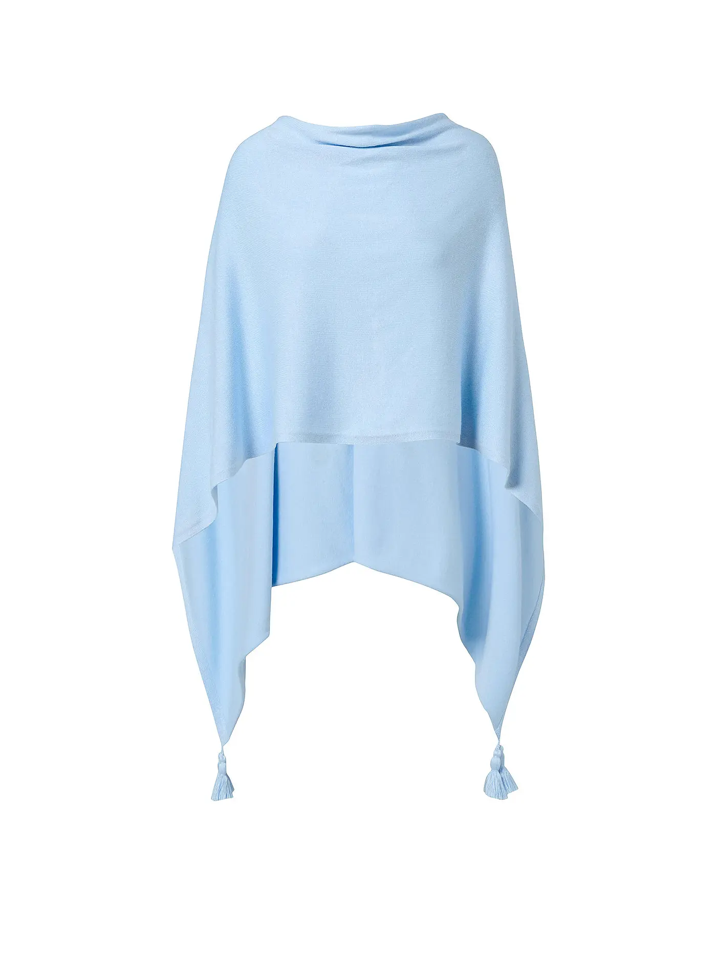 COMMA | Poncho - Cape | hellblau