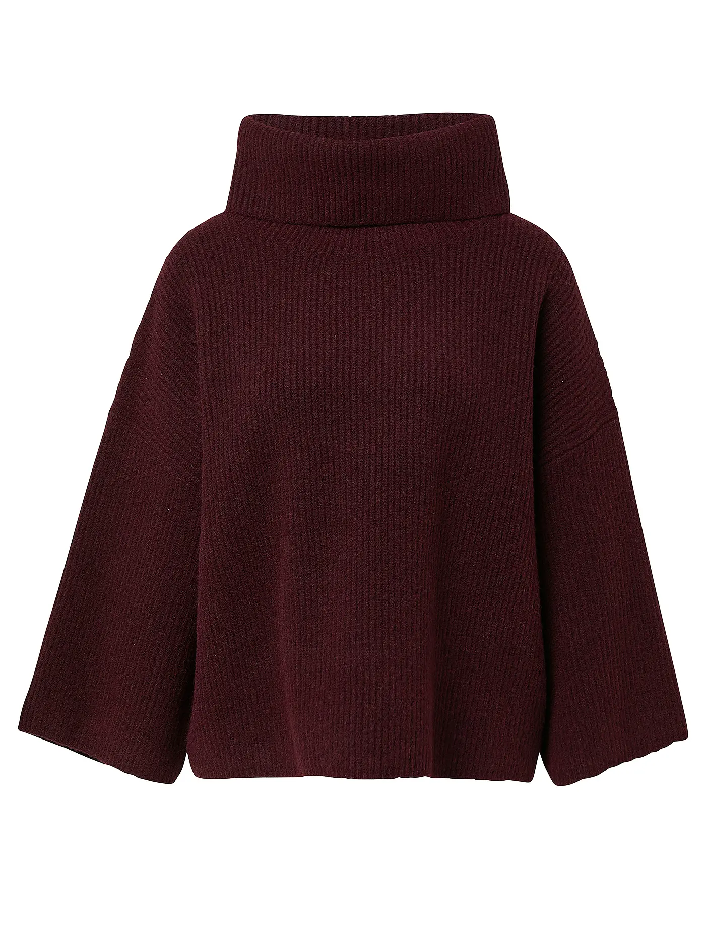 COMMA | Rollkragenpullover  | dunkelrot