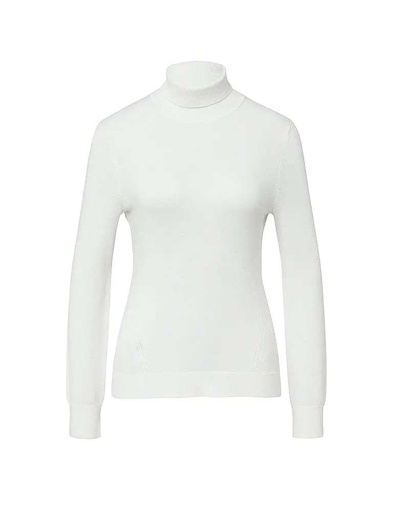 COMMA | Rollkragenpullover  | weiss