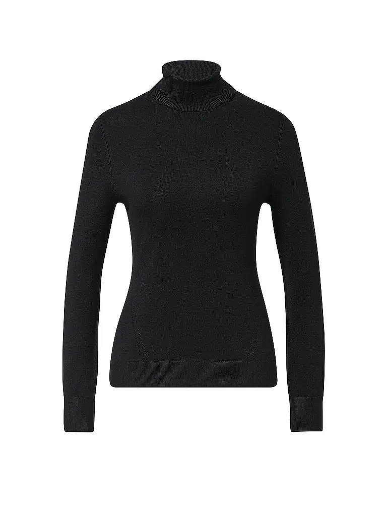 COMMA | Rollkragenpullover  | schwarz