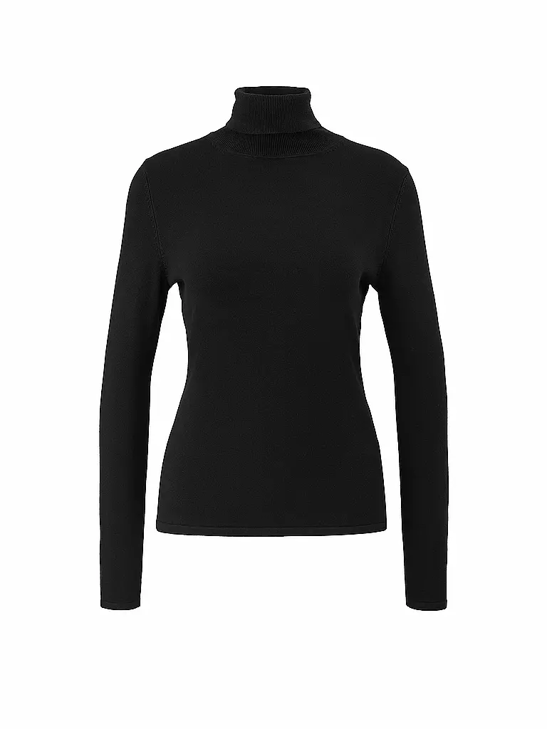 COMMA | Rollkragenpullover | schwarz