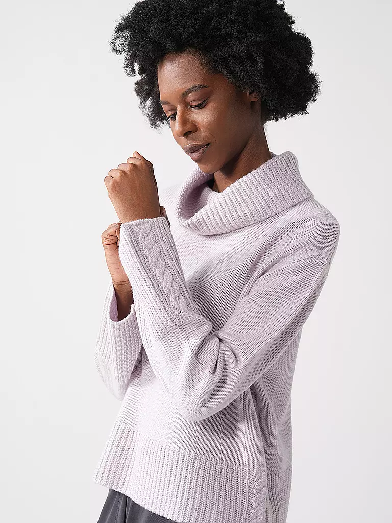 COMMA | Rollkragenpullover | rosa