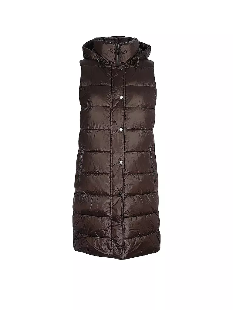 COMMA | Steppgilet | braun