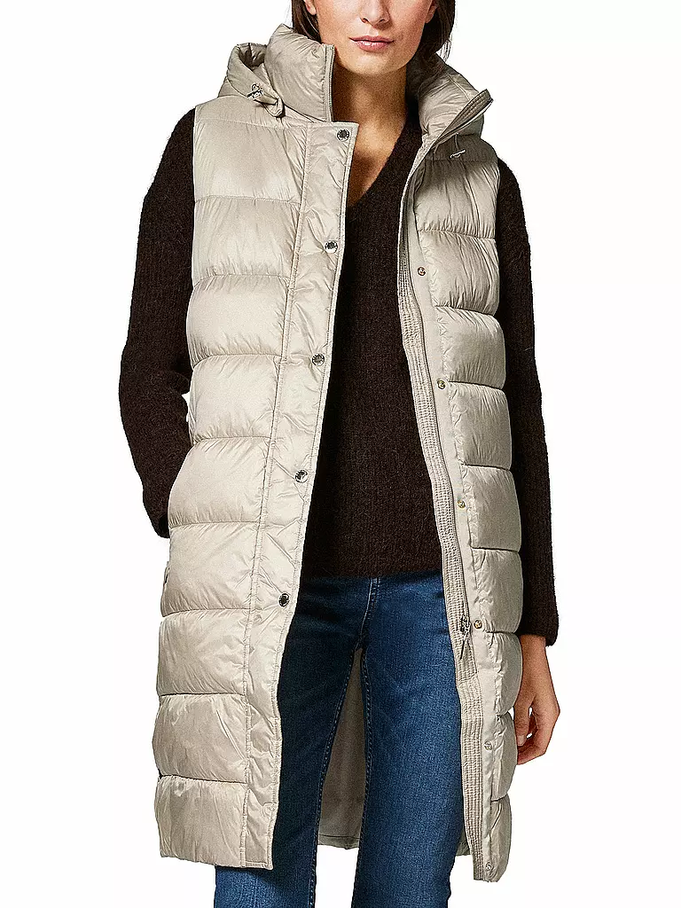 COMMA | Steppgilet | creme