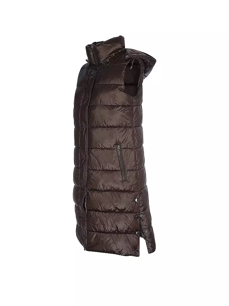 COMMA | Steppgilet | braun