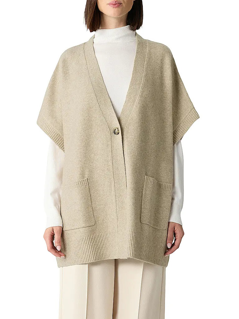 COMMA | Strickjacke | beige