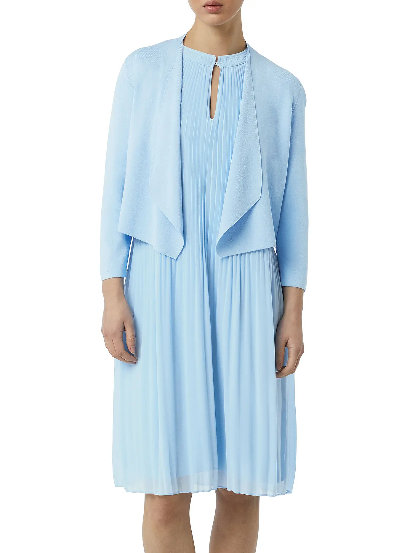 COMMA | Strickjacke | hellblau