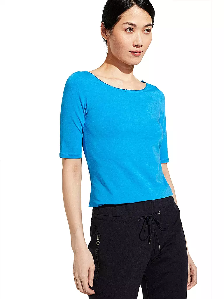 COMMA | T Shirt | blau
