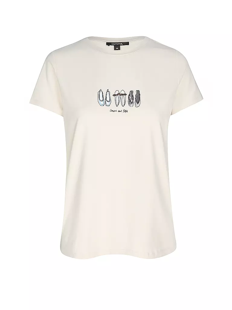 COMMA | T-Shirt  | beige