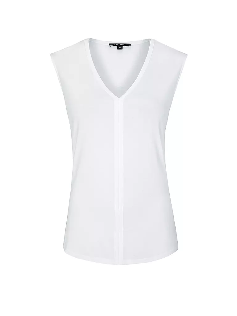 COMMA | T-Shirt | weiß