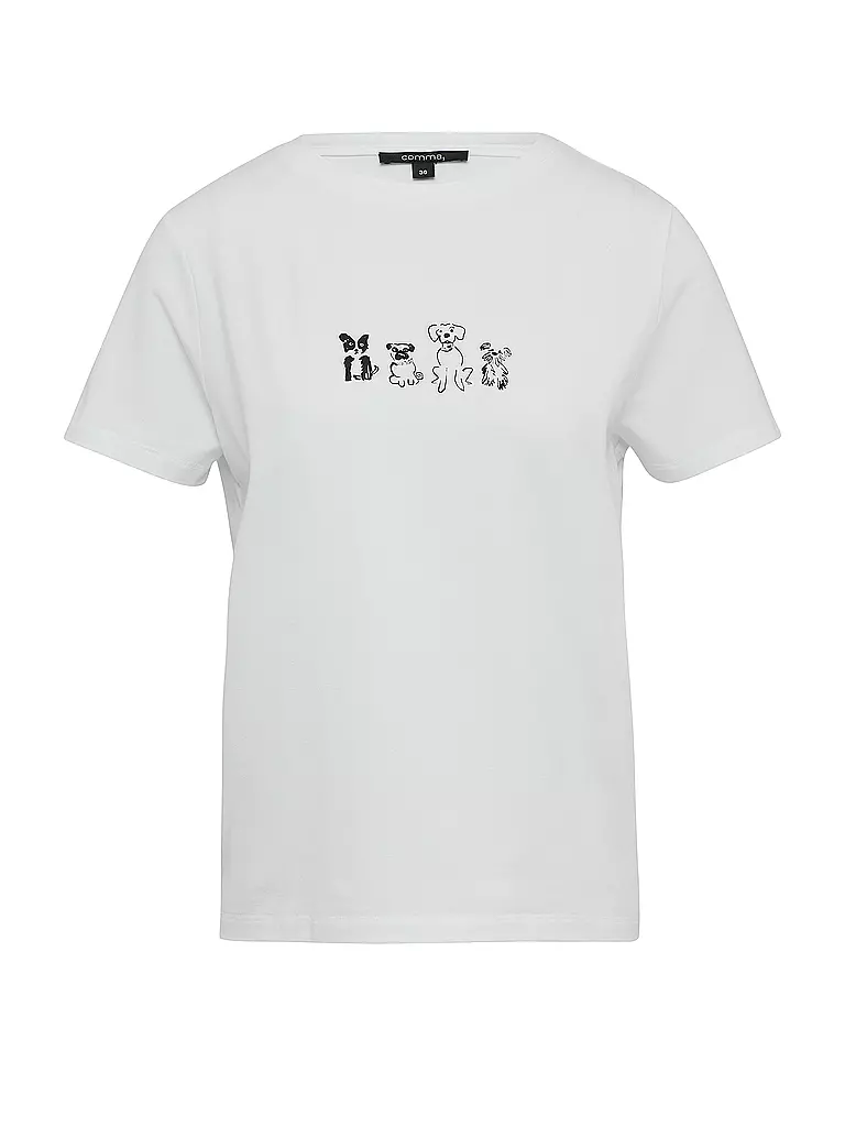 COMMA | T-Shirt | weiss