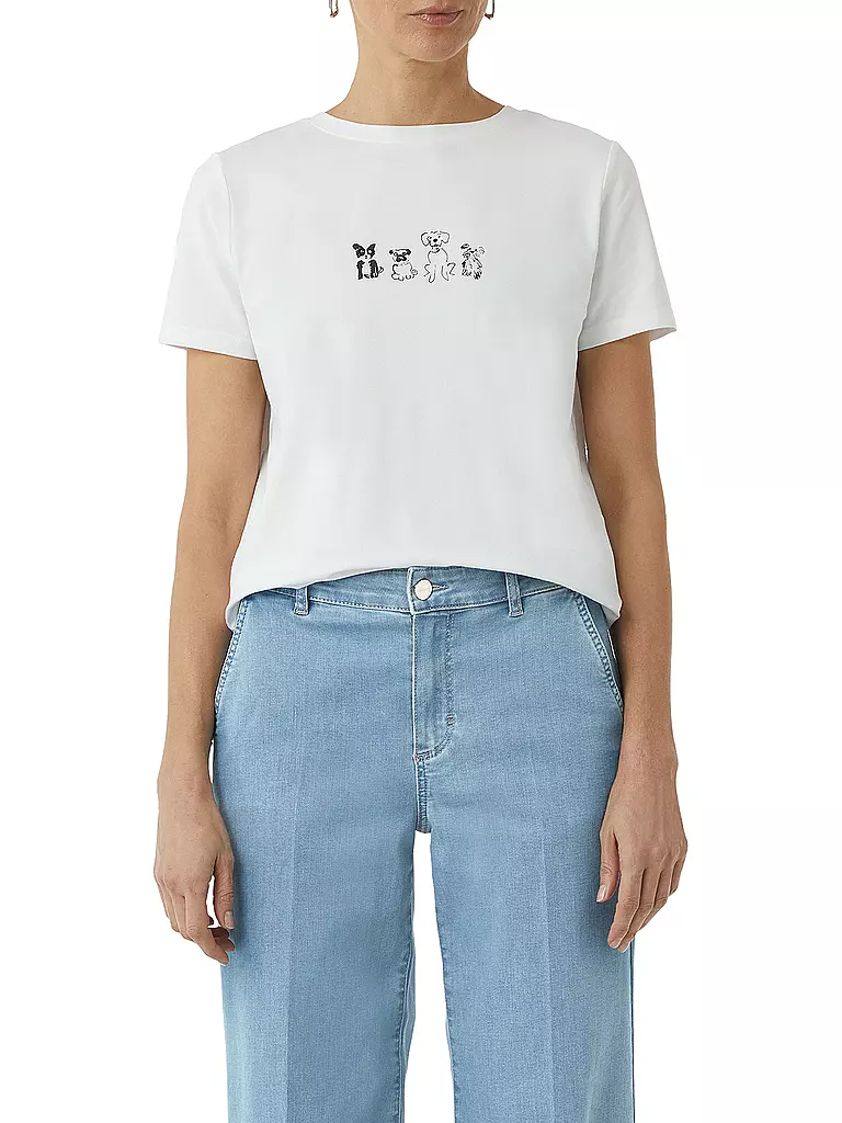 COMMA | T-Shirt | beige