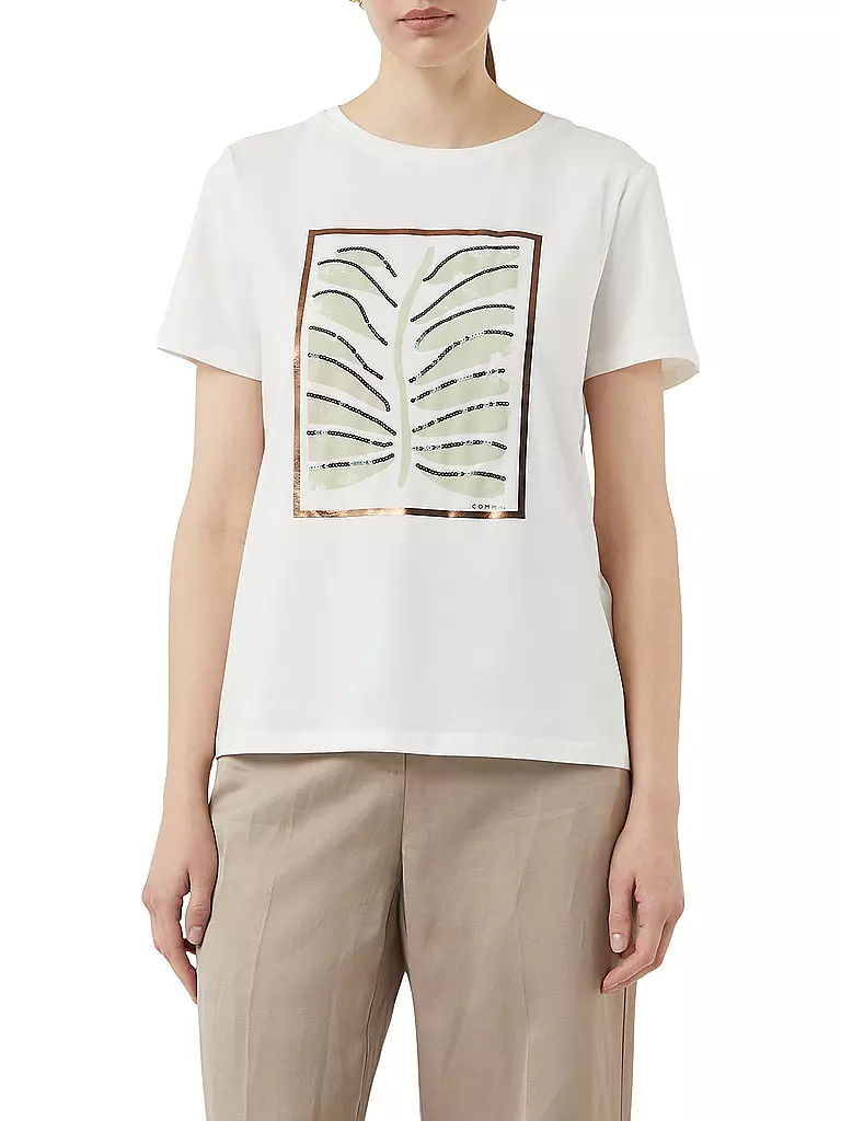 COMMA | T-Shirt | weiss