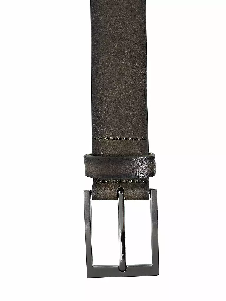 CONDOR | Ledergürtel | olive