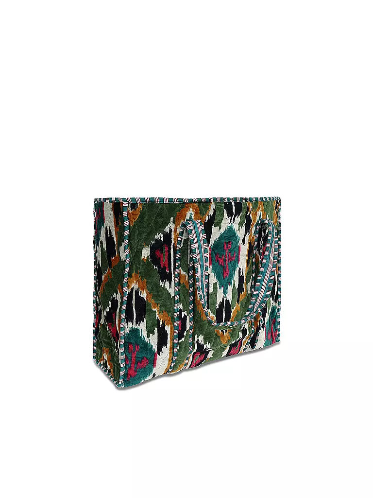 CONSCIOUS YOGA COLLECTIVE | Tasche - Shopper VELVET IKAT SHOPPER | türkis