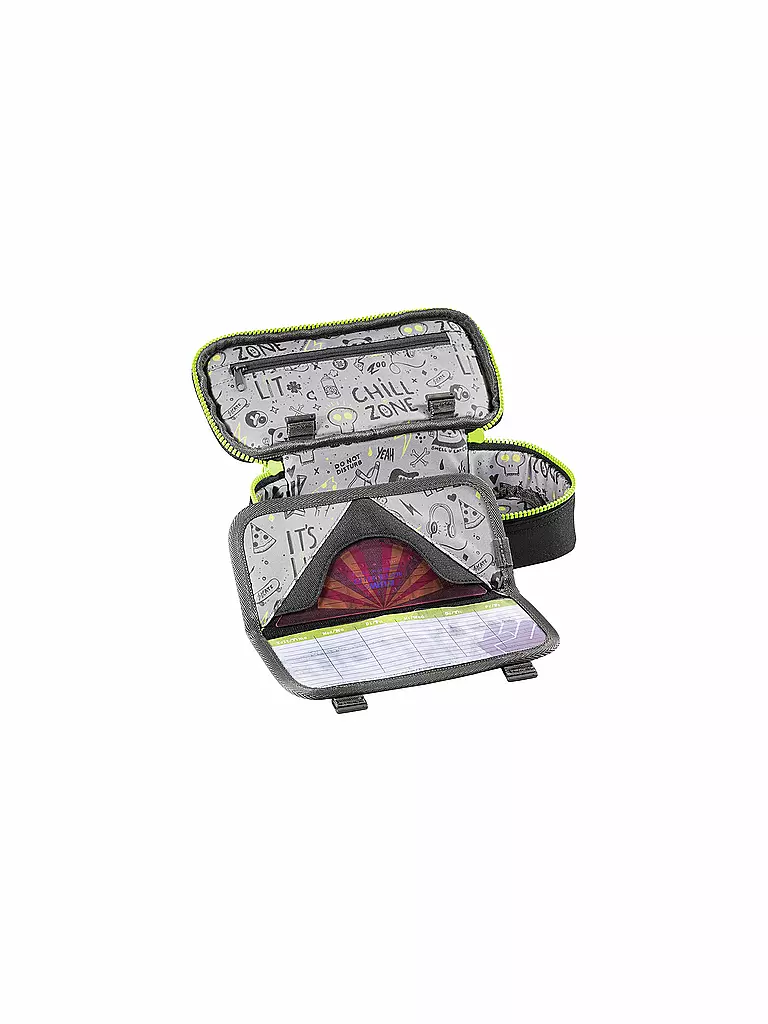 COOCAZOO | Schlamperetui "PencilDenzel" Patchy Black (Limited Edition) | schwarz