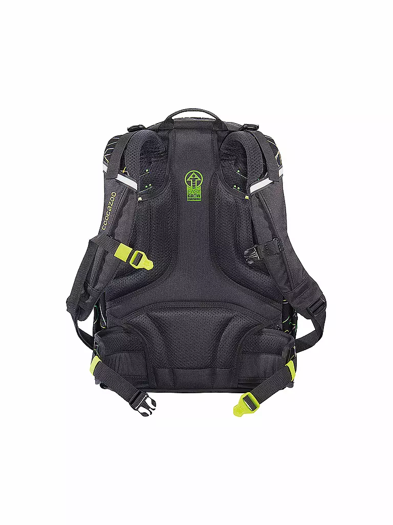 COOCAZOO | Schul-Rucksack "ScaleRale - Laserbeam Black" | schwarz