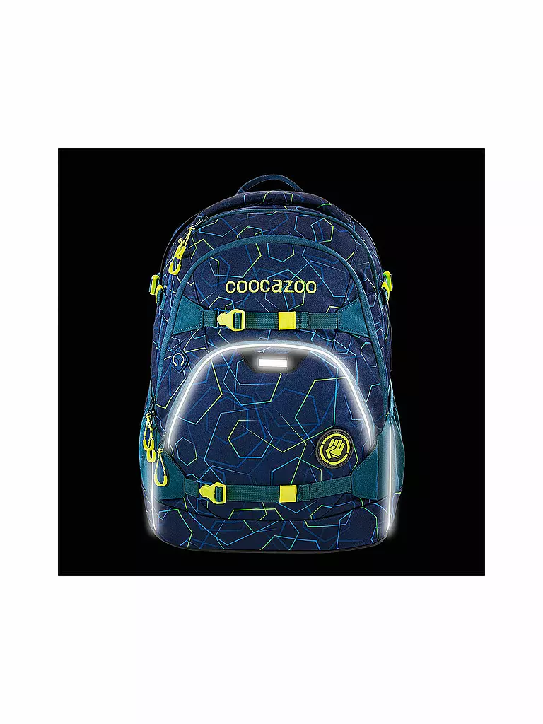 COOCAZOO | Schul-Rucksack "ScaleRale - Laserbeam Blue" | blau