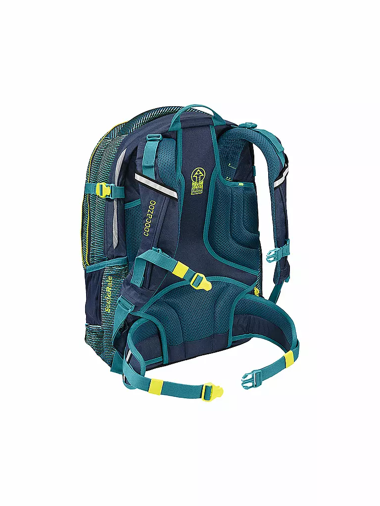 COOCAZOO | Schulrucksack "Scale Rale - Chameleon Blue" | blau