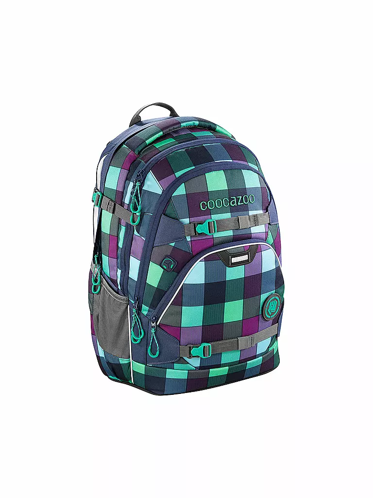 COOCAZOO | Schulrucksack "Scale Rale - Green Purple District" | lila