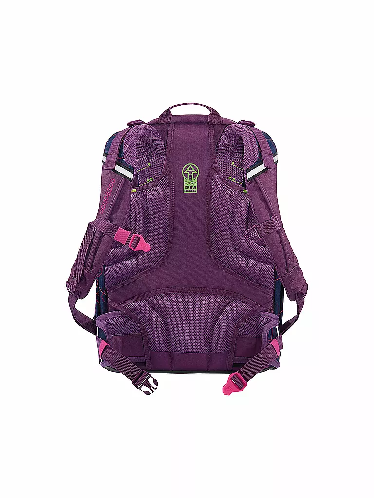 COOCAZOO | Schulrucksack "Scale Rale - Laserbeam Plum" | bunt