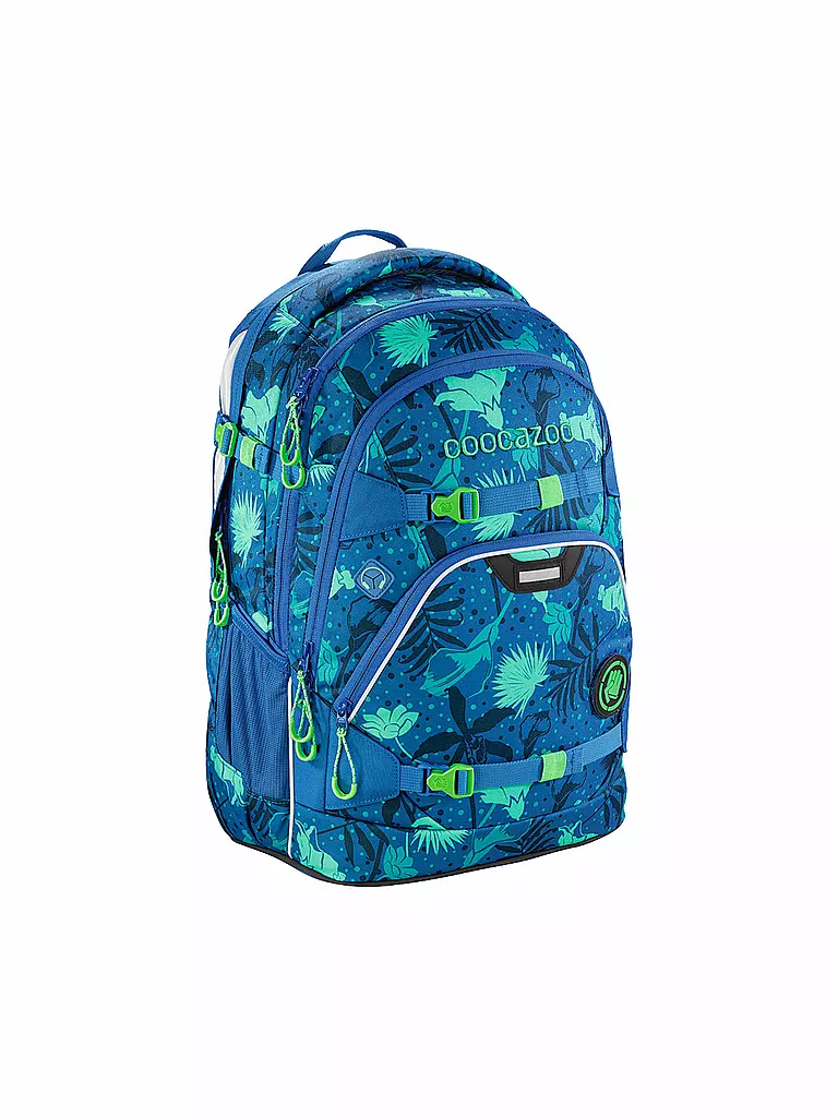 COOCAZOO | Schulrucksack "Scale Rale - Tropical Blue" | keine Farbe