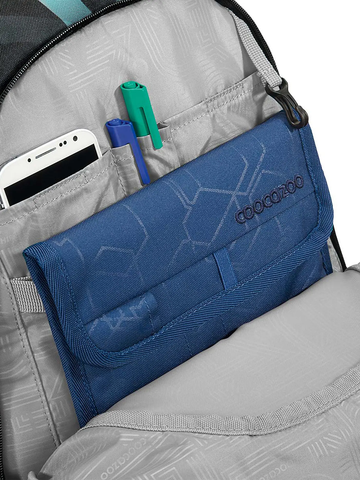COOCAZOO | Schulrucksack MATE LASER LIGHTS | schwarz