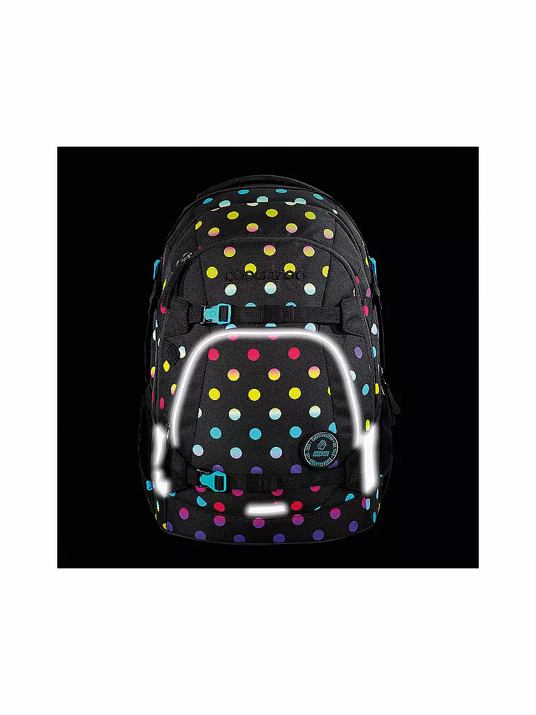 COOCAZOO | Schulrucksack MATE Magic Polka | schwarz