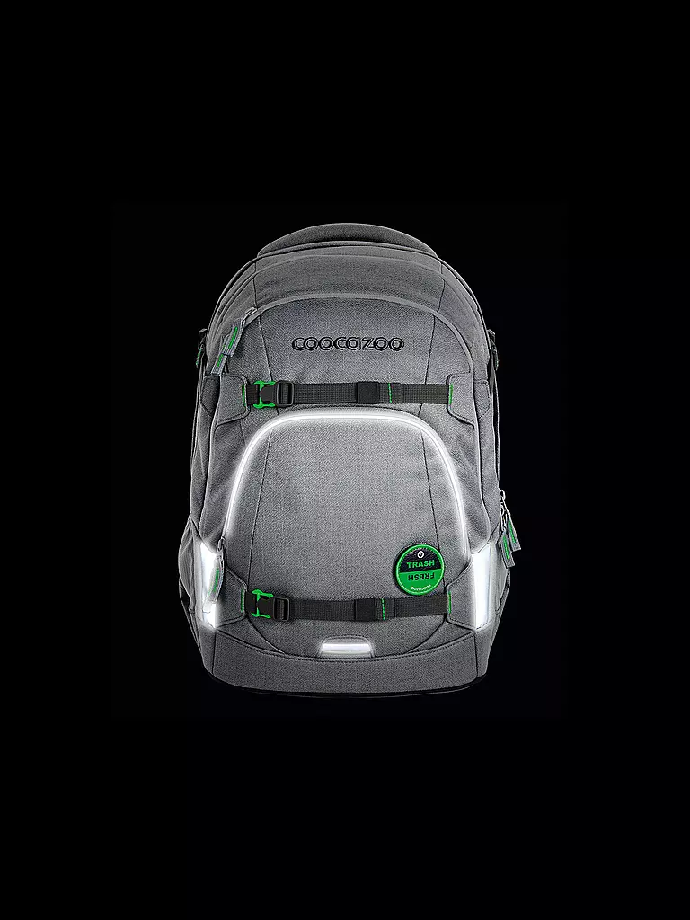 COOCAZOO | Schulrucksack Mate Mixed Faded Silver Dust  | grau