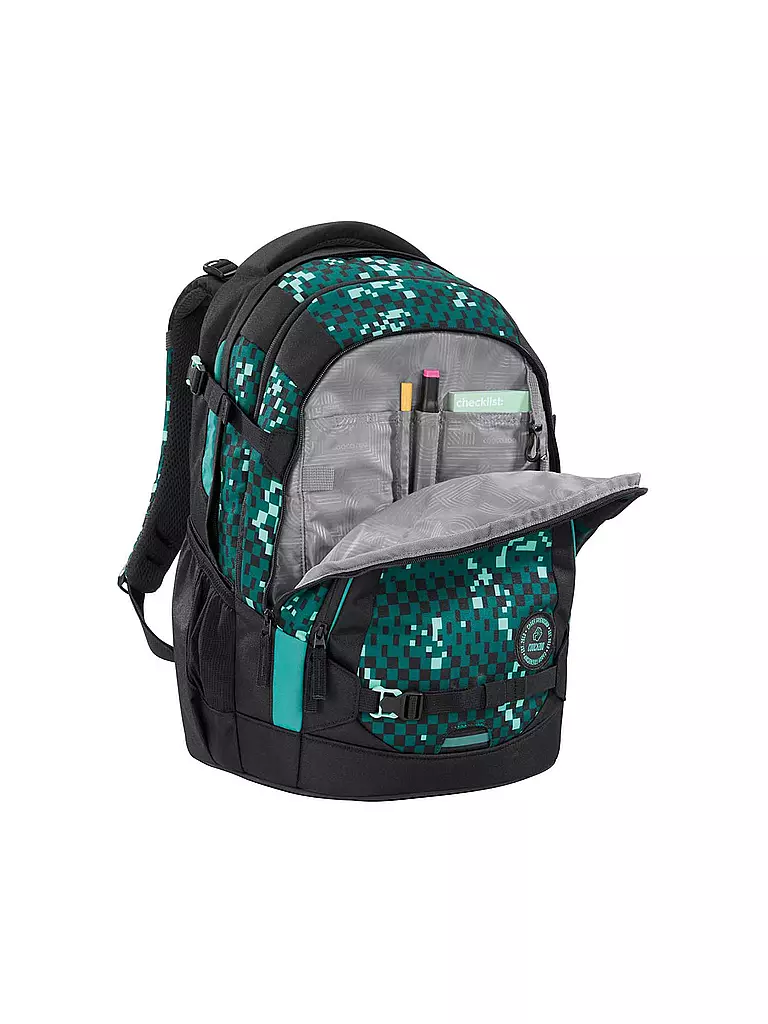 COOCAZOO | Schulrucksack MATE Pixel Box | dunkelblau