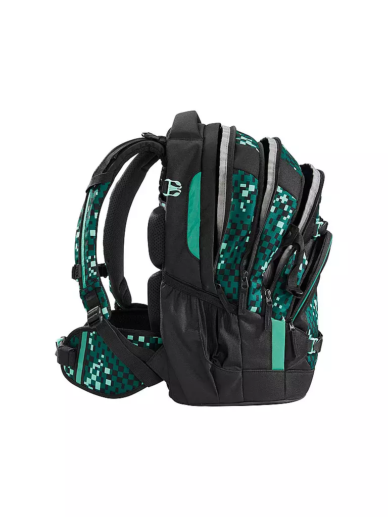COOCAZOO | Schulrucksack MATE Pixel Box | dunkelblau