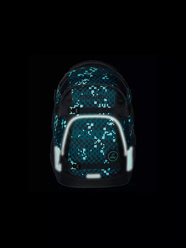 COOCAZOO | Schulrucksack MATE Pixel Box | dunkelblau