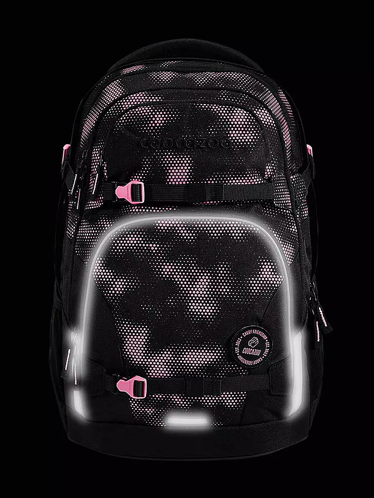 COOCAZOO | Schulrucksack PORTER PINK ILLUSION | dunkelblau