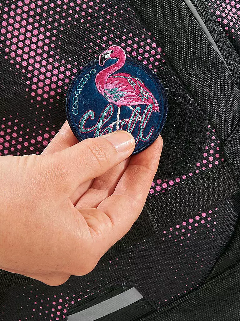 COOCAZOO | Schulrucksack PORTER PINK ILLUSION | dunkelblau