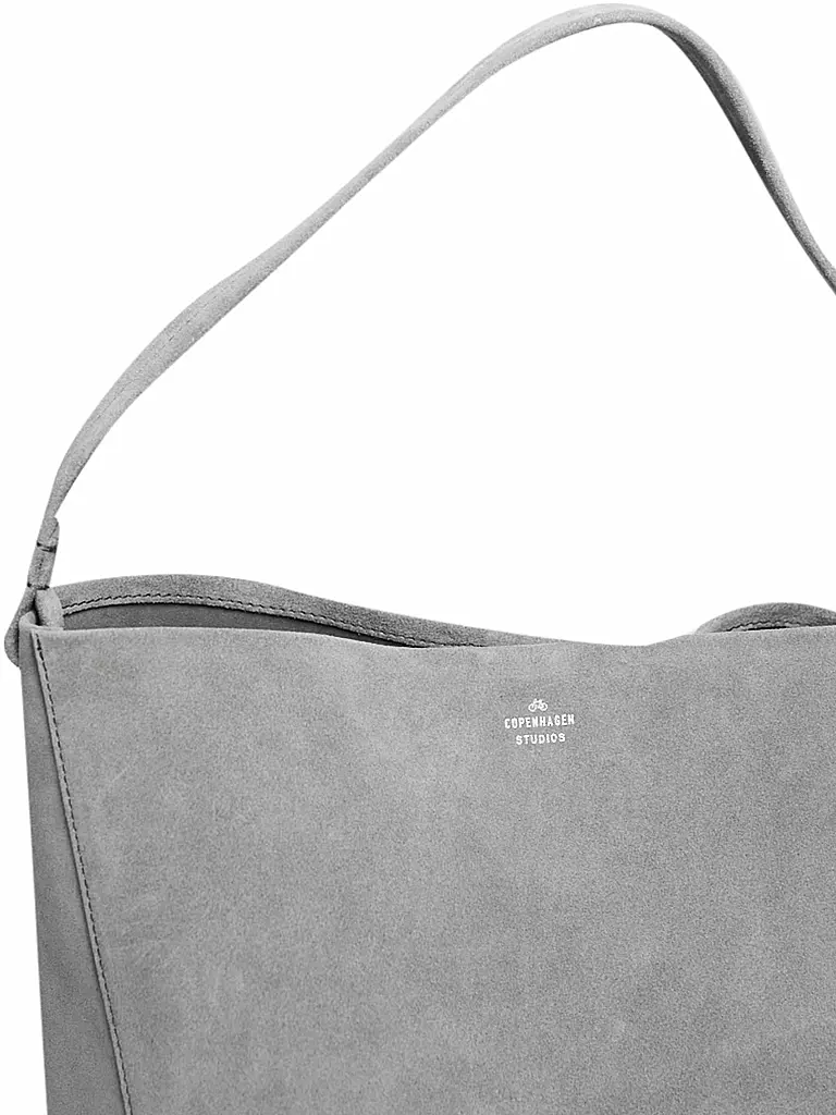 COPENHAGEN | Ledertasche  - Hobo-Bag BAG 014 | grau