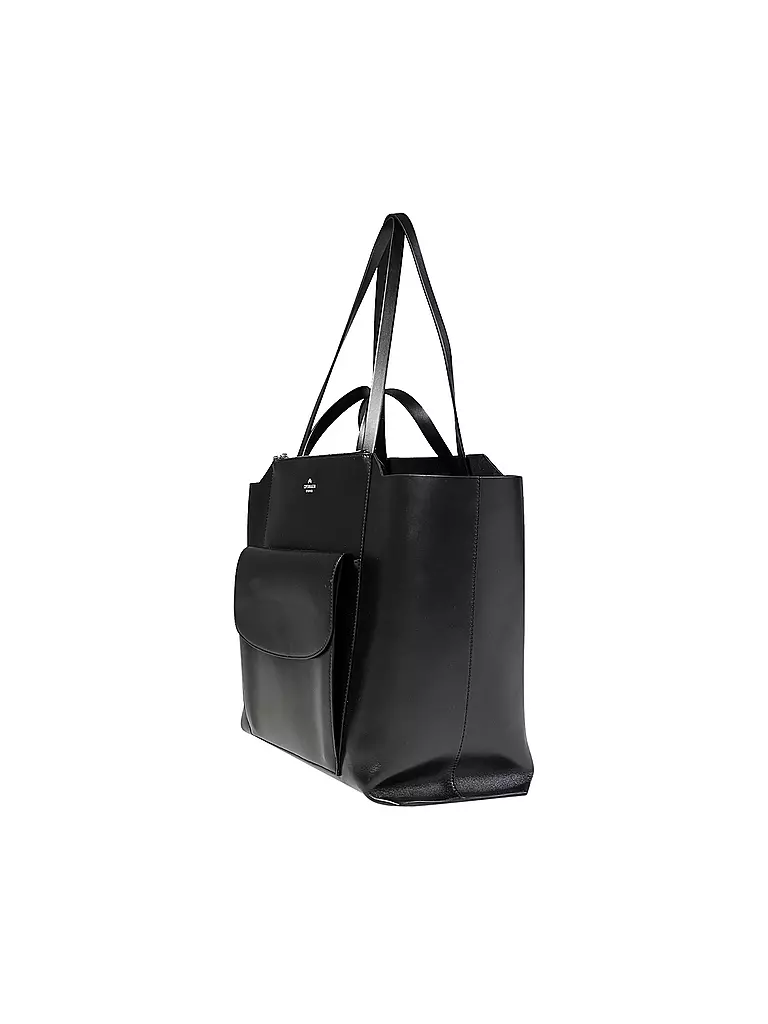 COPENHAGEN | Ledertasche - Shopper BAG 33 | schwarz