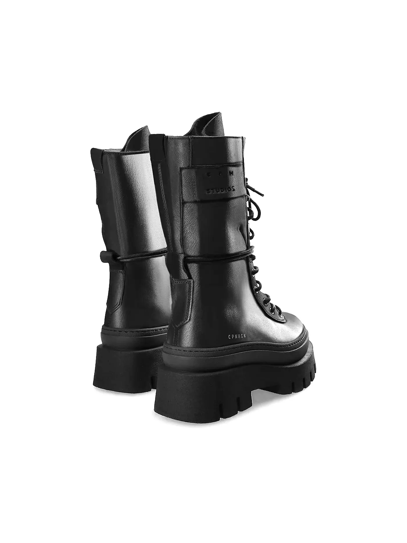 COPENHAGEN | Schnürboots  | schwarz
