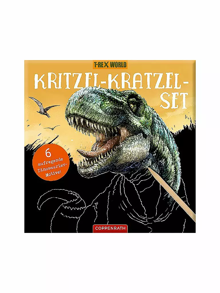 COPPENRATH VERLAG | Kritzel Kratzel Set T Rex World | keine Farbe