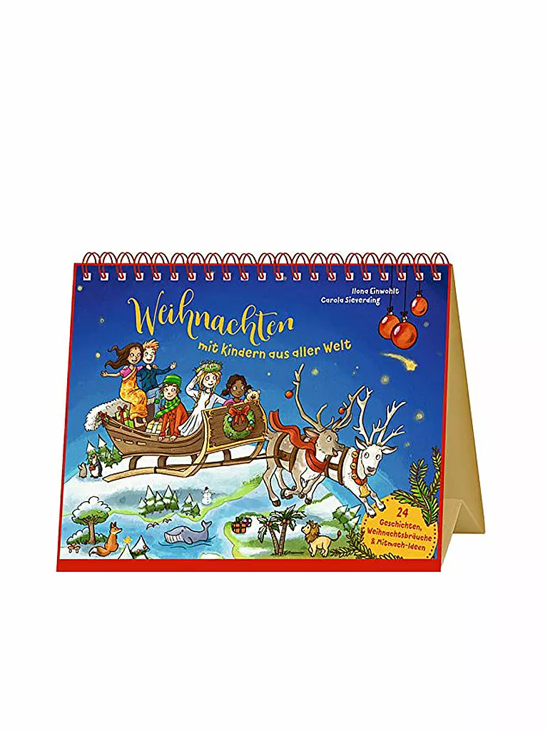 COPPENRATH VERLAG | Tischkalender - Weihnachten mit Kindern aus aller Welt | transparent