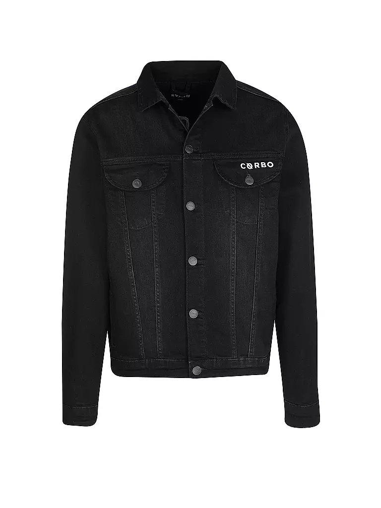 CORBO | Jeansjacke Kyoto Ghost | schwarz